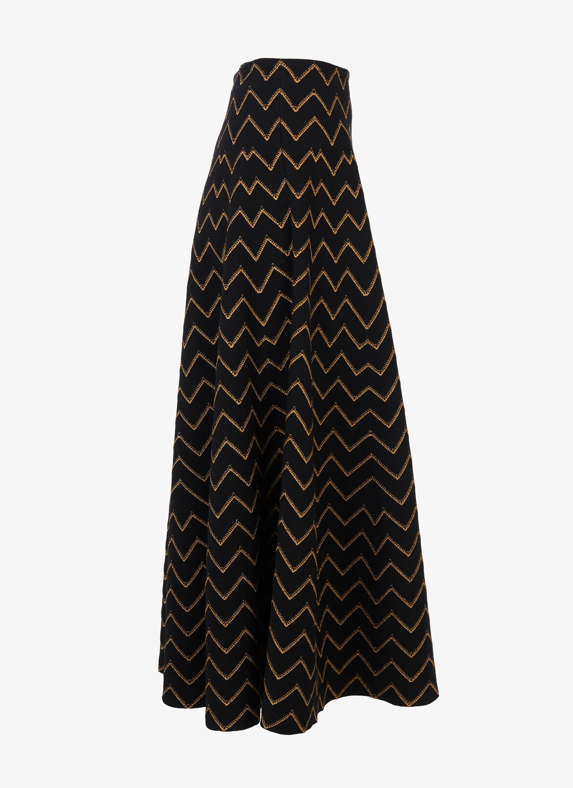 SKIRT NAZARE BLACK/OR ALAÏA BLACK/GOLD  SKIRT NAZARE BLACK/OR